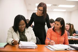 Paralegals receiving help studying
