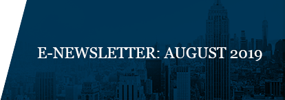 August 2019 E-Newsletter